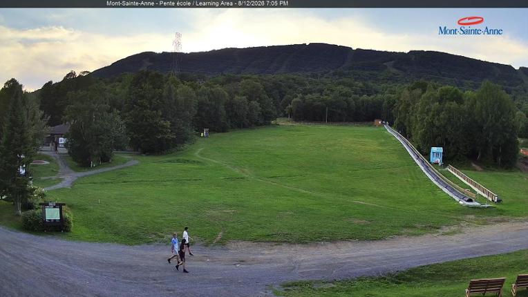 Webcam Mont-Sainte-Anne: Pente Ecole