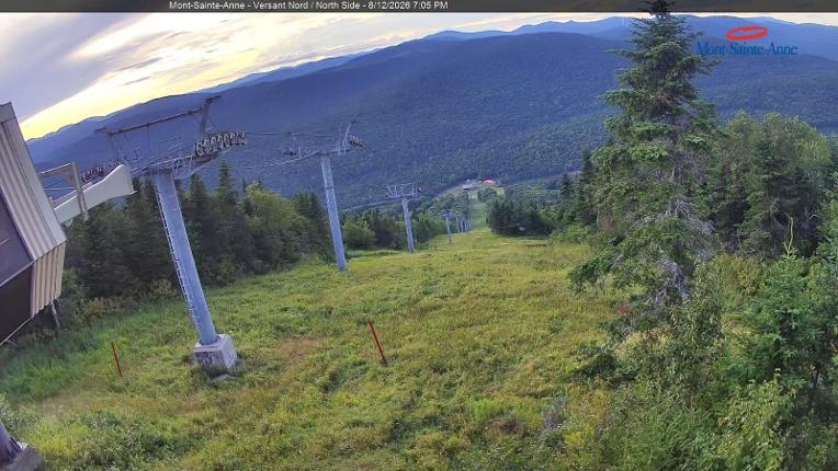 Webcam Mont-Sainte-Anne: Sommet du Nord
