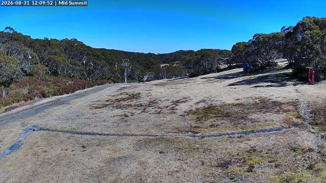 Webcam Mount Baw Baw: Mid Summit