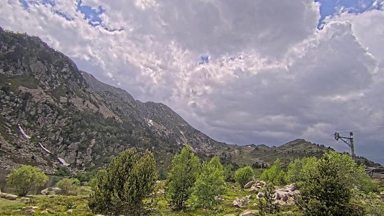 Webcam Porté Puymorens: Arrivee telesiege Estagnol