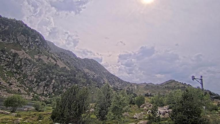 Webcam Porté Puymorens: Arrivee telesiege Estagnol