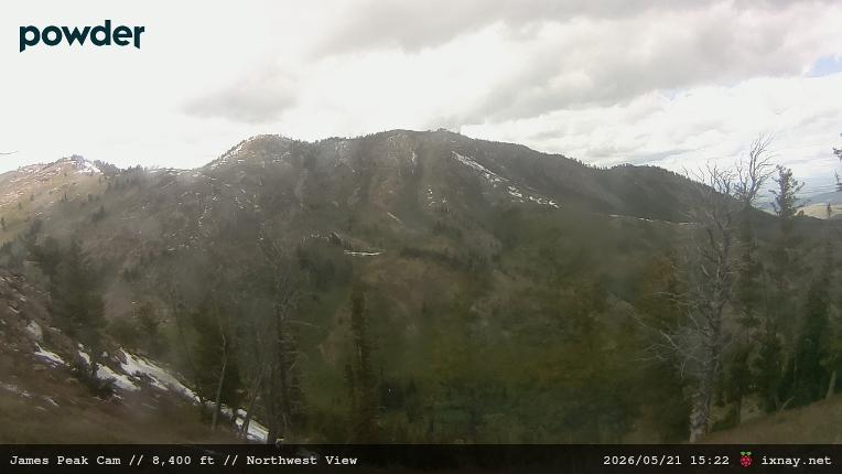 Webcam Powder Mountain: James Peak