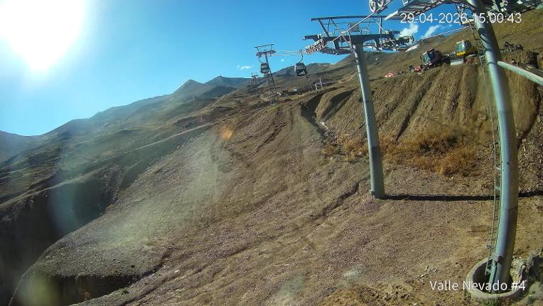 Webcam Valle Nevado: Vista La Gondola