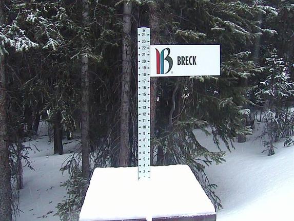 Webcam Breckenridge: Snow stake