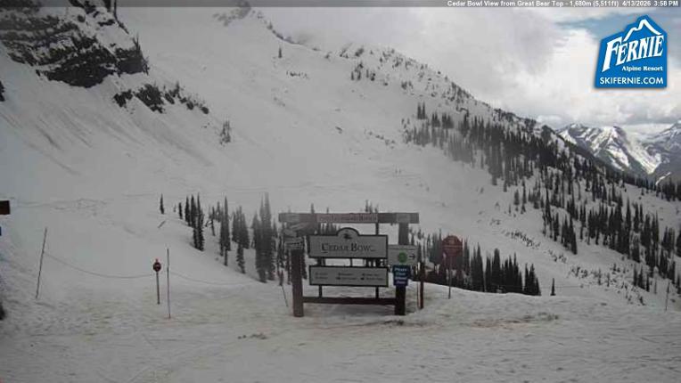 Webcam Fernie: Cedar Bowl