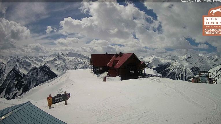 Webcam Kicking Horse: Eagles Eye Restaurant