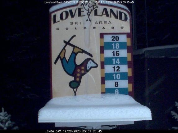 Webcam Loveland: Snow stake