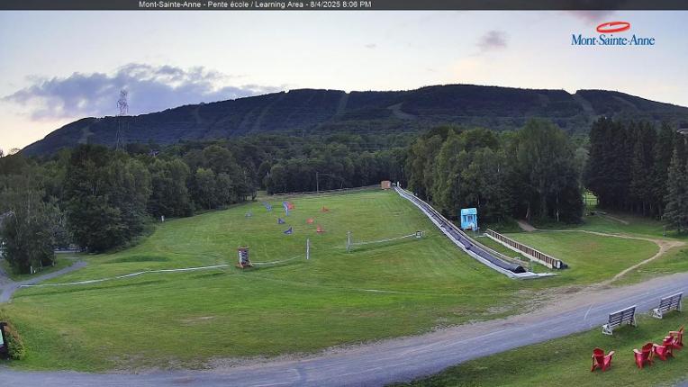 Webcam Mont-Sainte-Anne: Pente Ecole