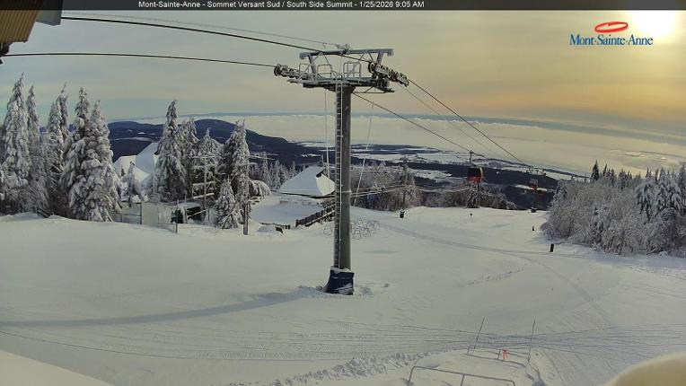 Webcam Mont-Sainte-Anne: Sommet du Sud
