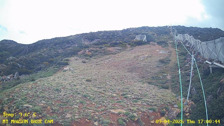 Webcam Mount Mawson: Base cam
