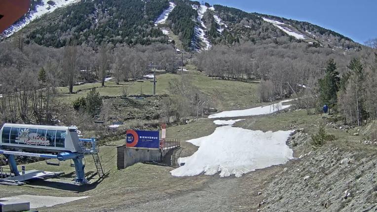 Webcam Porté Puymorens: Depart telesiege Estagnol
