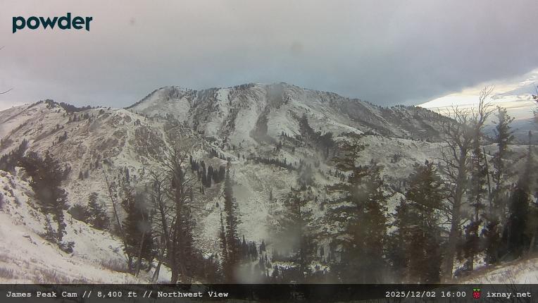 Webcam Powder Mountain: James Peak