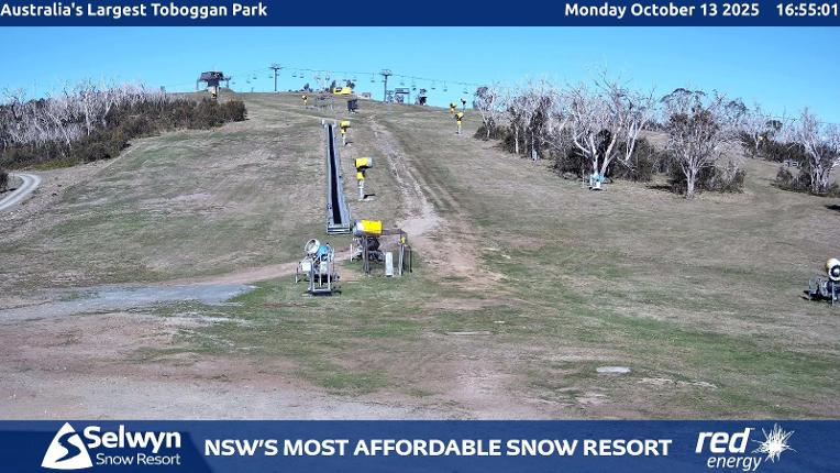 Webcam Selwyn Snowfields: Toboggan Park