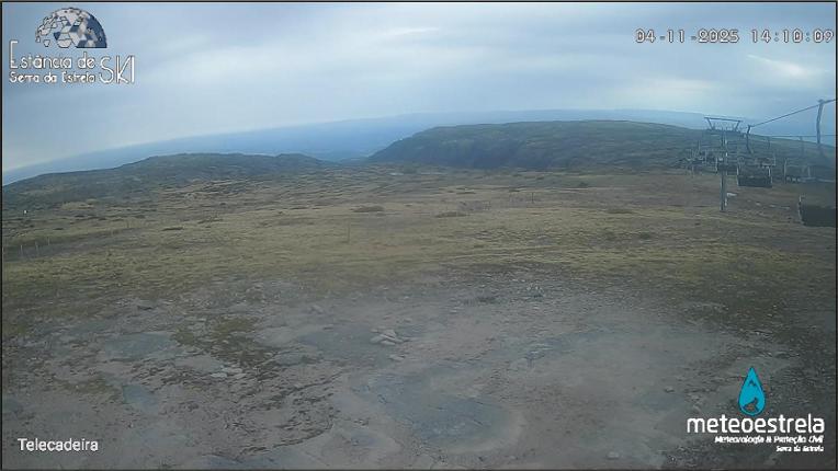 Webcam Serra da Estrela: Torre Telecadeira 1993m