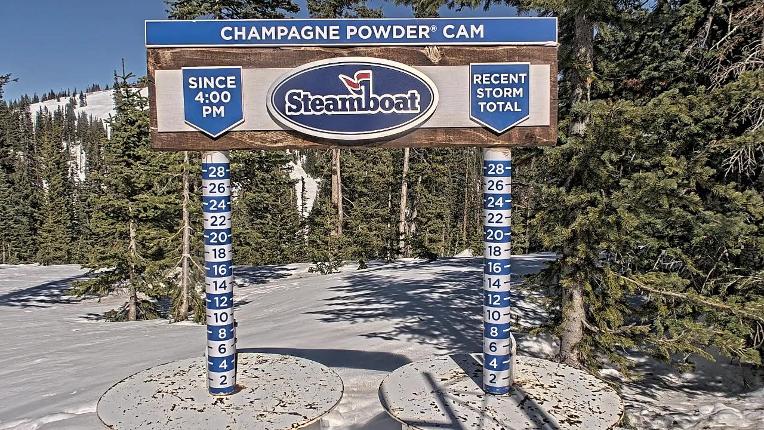 Webcam Steamboat: Champagne Snow Stake