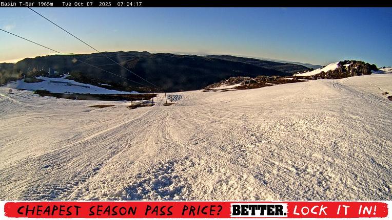 Webcam Thredbo: Basin T-Bar