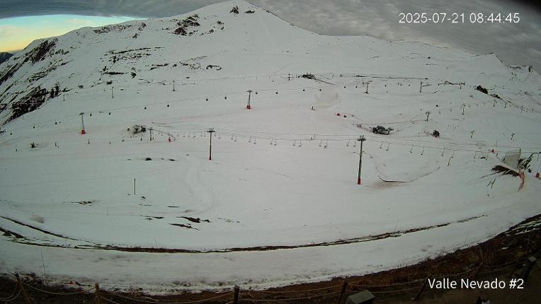 Webcam Valle Nevado: Vista Hotel Puerta del Sol