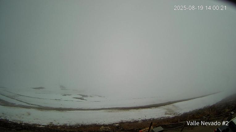 Webcam Valle Nevado: Vista Hotel Puerta del Sol