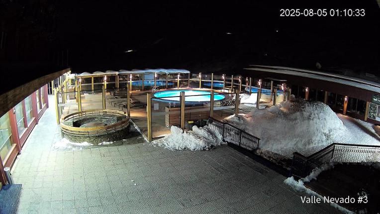 Webcam Valle Nevado: Vista Piscina