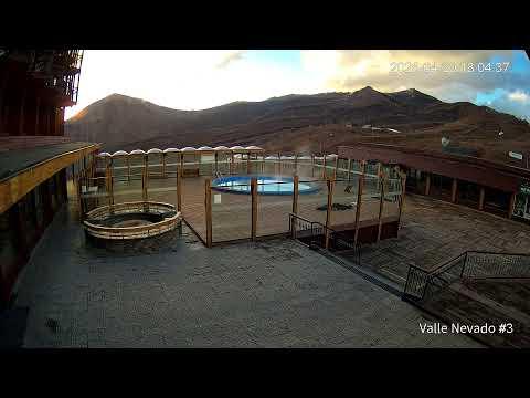 Webcam Valle Nevado: Vista Piscina